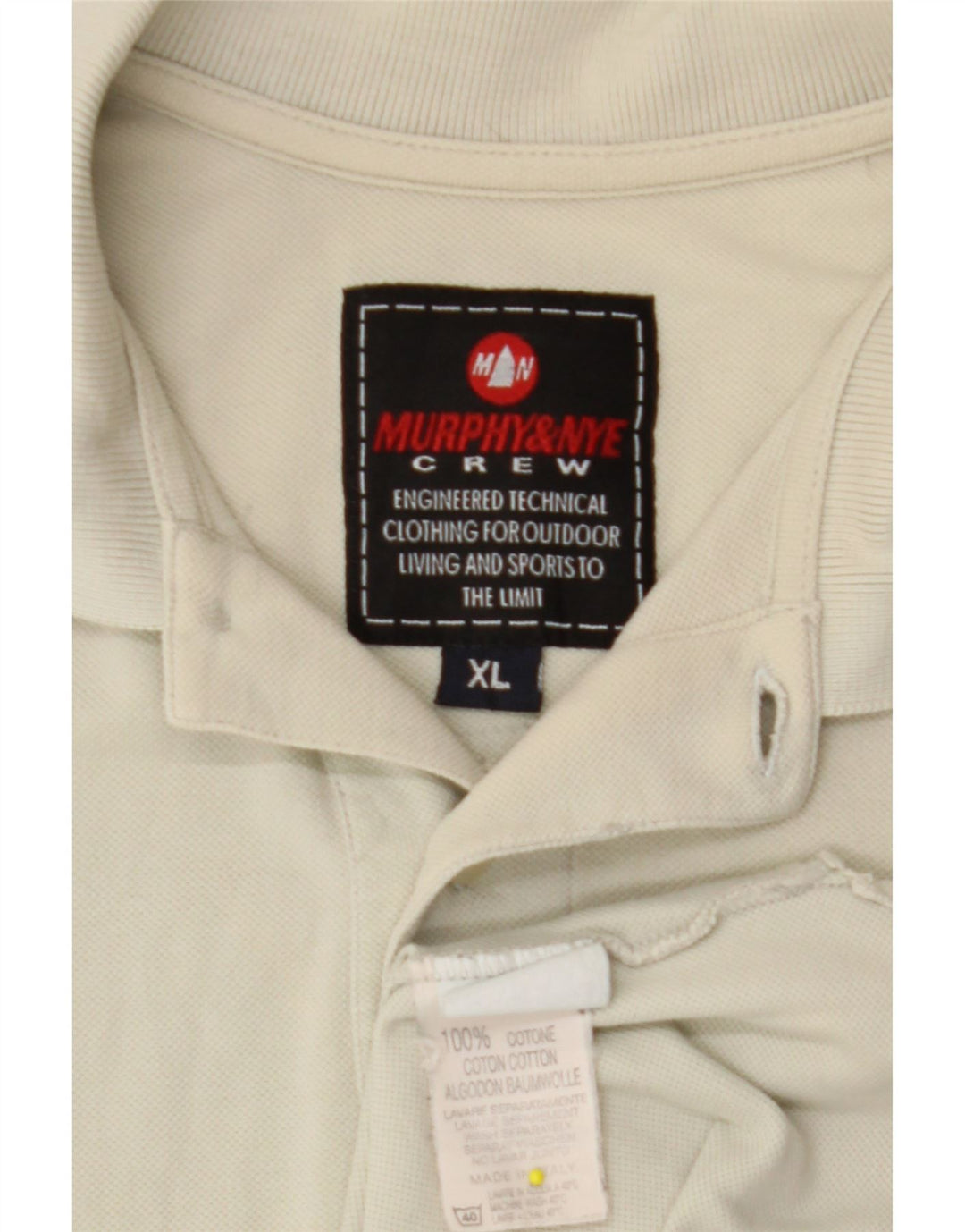 MURPHY & NYE Polo Homme XL Beige Coton