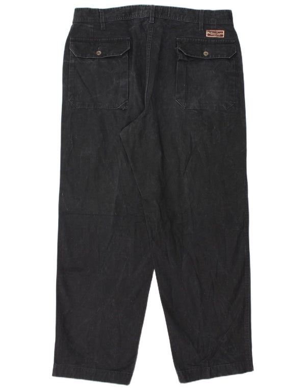 Marlboro Classics Pantalon chino fuselé pour homme EU 54 2XL W36 L31 Noir