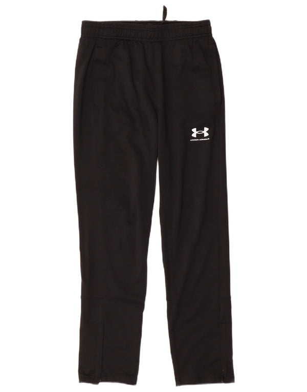 Under Armour Pantalon de Survêtement Garçon 9-10 ans Noir Moyen Polyester