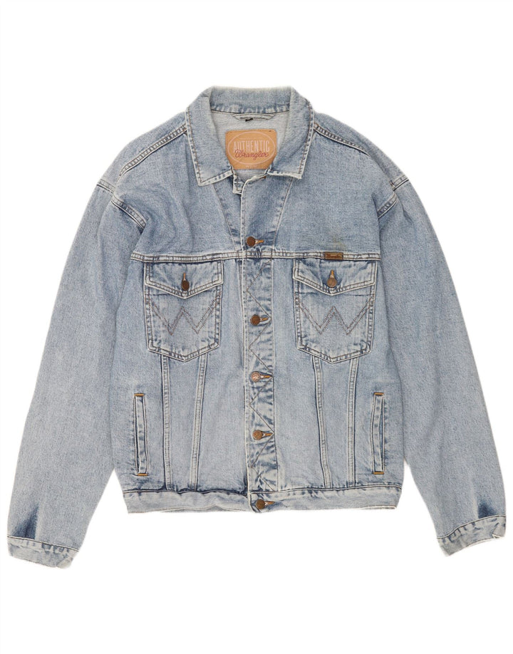 Wrangler Veste en jean pour homme UK 42 XL Bleu