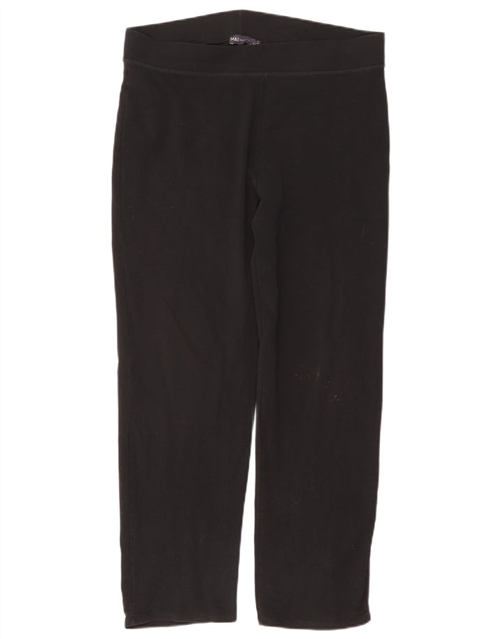 Marks & Spencer Leggings pour femmes UK 16 Large Noir Coton