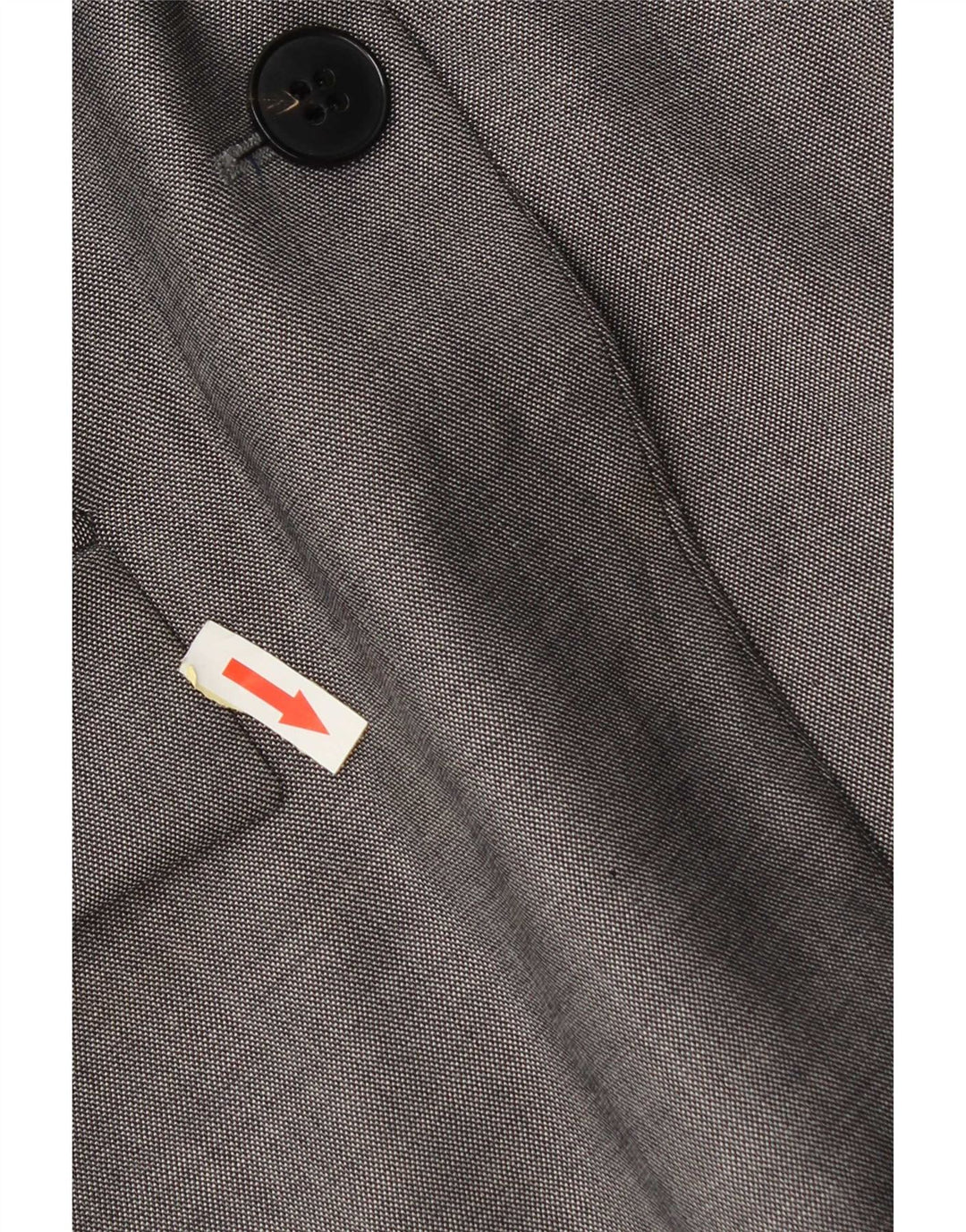 Hugo Boss Veste Blazer 2 Boutons Femme UK 12 Laine Gris Moyen