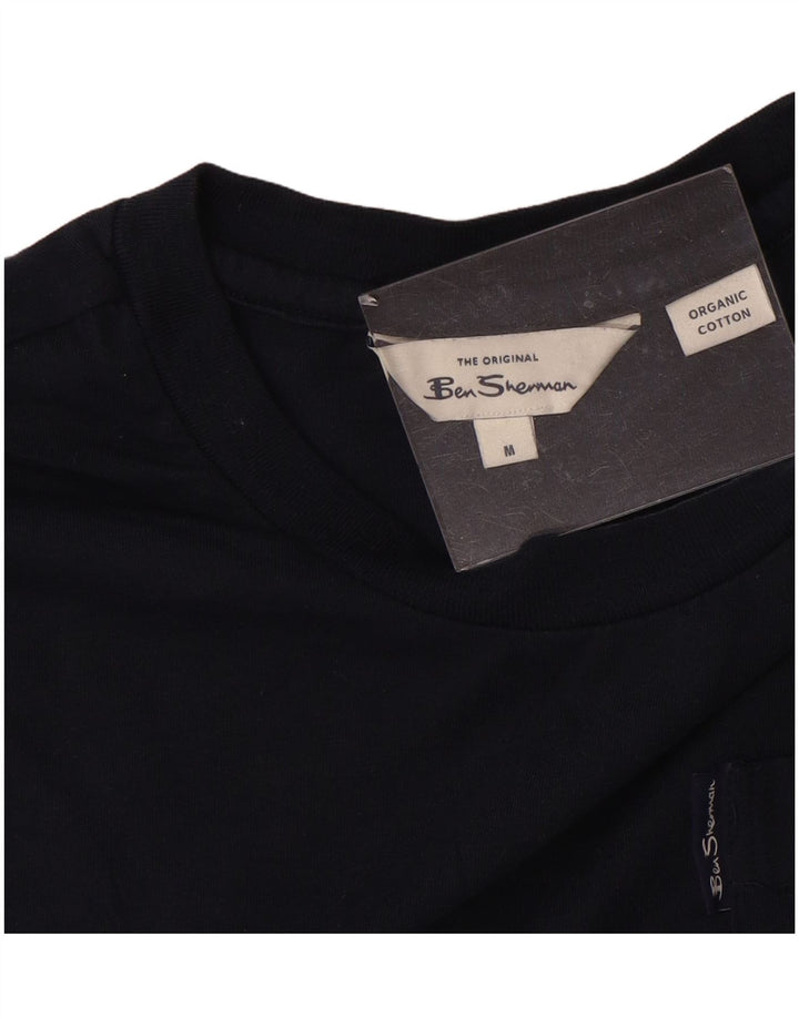 BEN SHERMAN T-Shirt Homme Haut Bleu Marine Moyen Coton