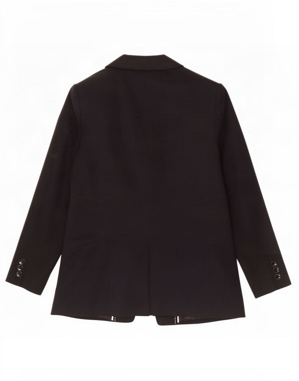 Marks & Spencer Veste blazer 1 bouton pour femme UK 18 XL Noir Polyester