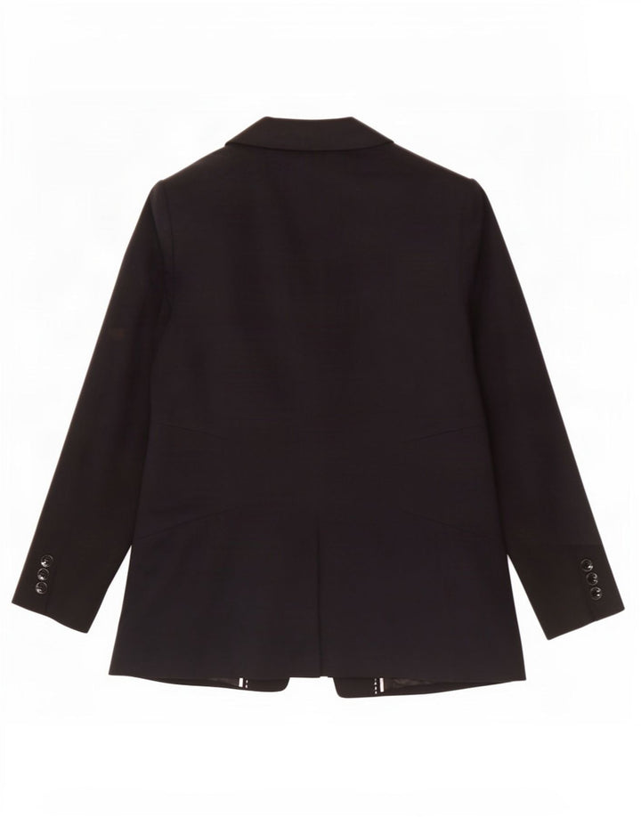 Marks & Spencer Veste blazer 1 bouton pour femme UK 18 XL Noir Polyester