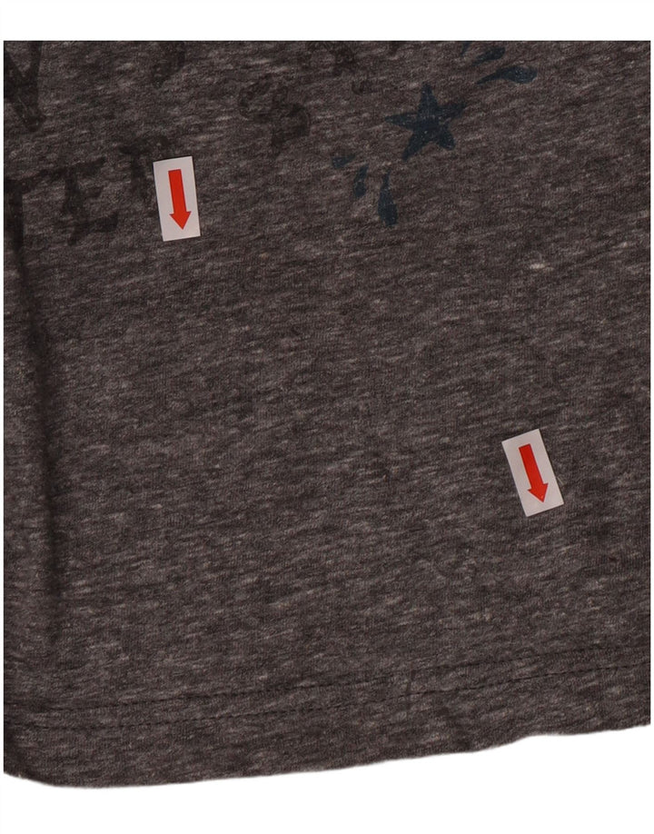 Hurley T-Shirt Regular Fit Graphique Homme Gris Moyen