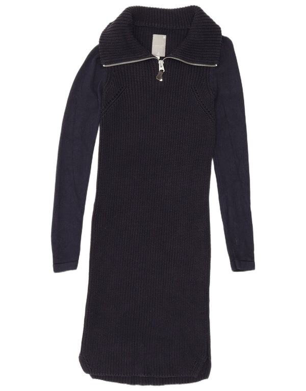 G-Star Robe pull à manches longues pour femme UK 10 Small Bleu marine