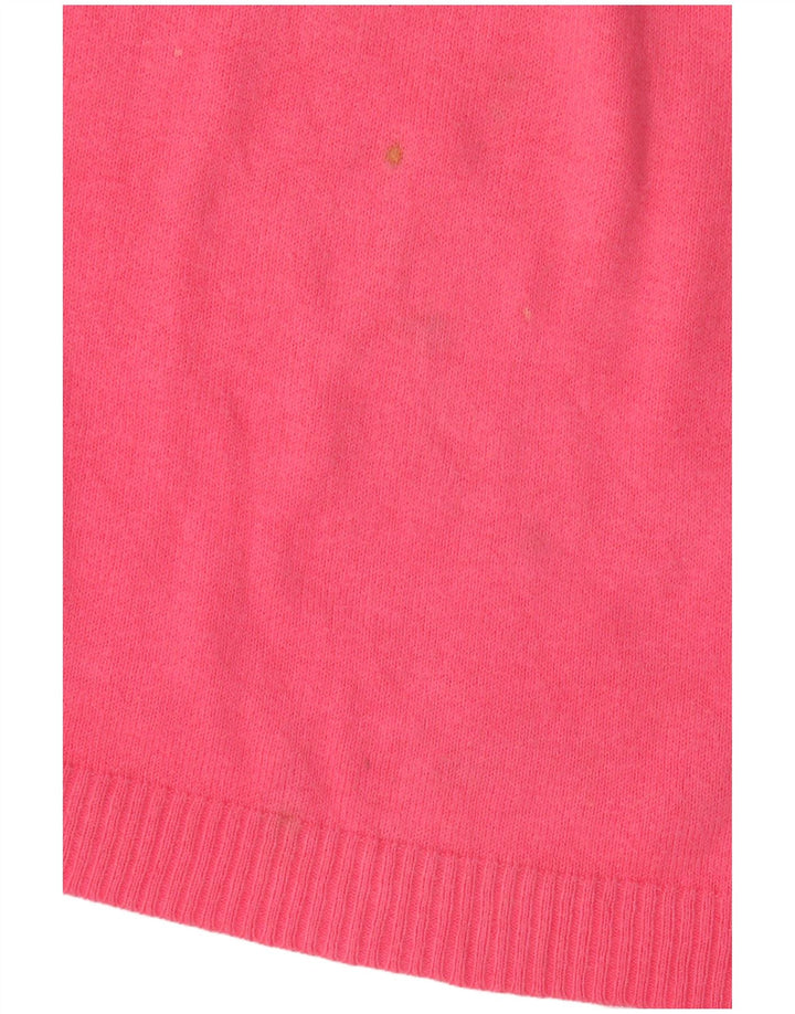 Zara Pull oversize à col bateau pour femme UK 14 Rose moyen