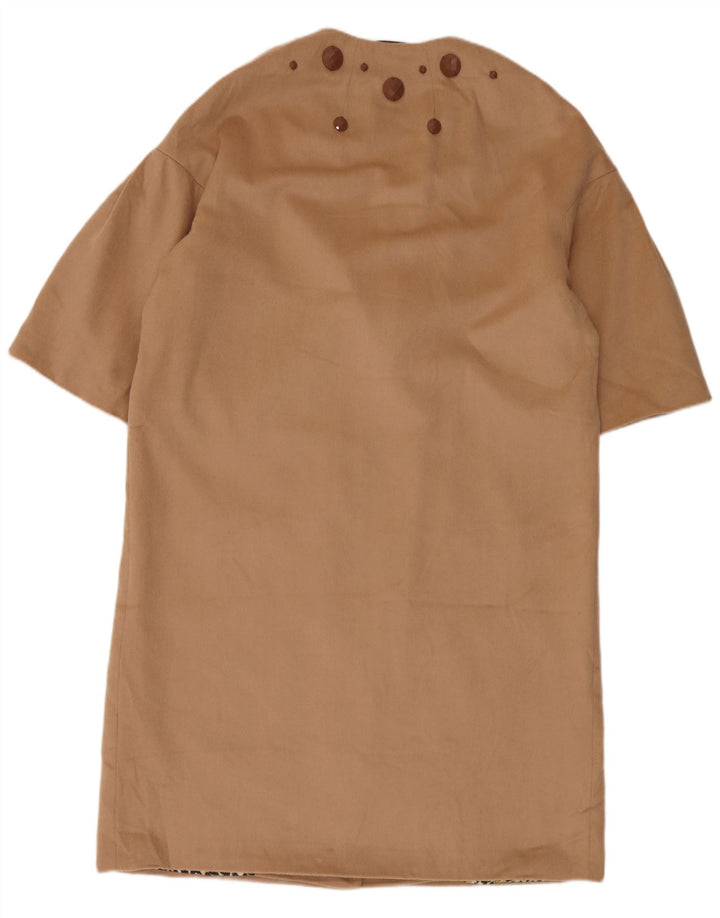 John Lewis Manteau croisé à manches 3/4 pour femme UK 16 Large Beige
