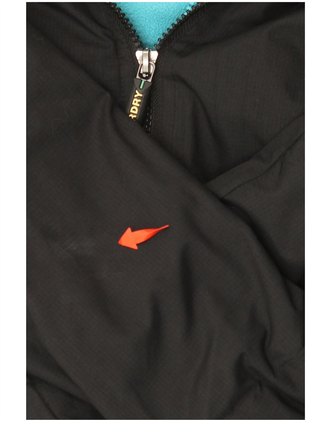 SUPERDRY Veste coupe-vent à capuche Windcheater pour femme UK 12 Medium Noir