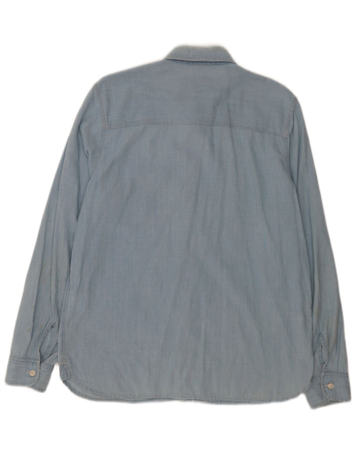 Carhartt Chemise Regular Fit Homme Bleu Moyen Coton