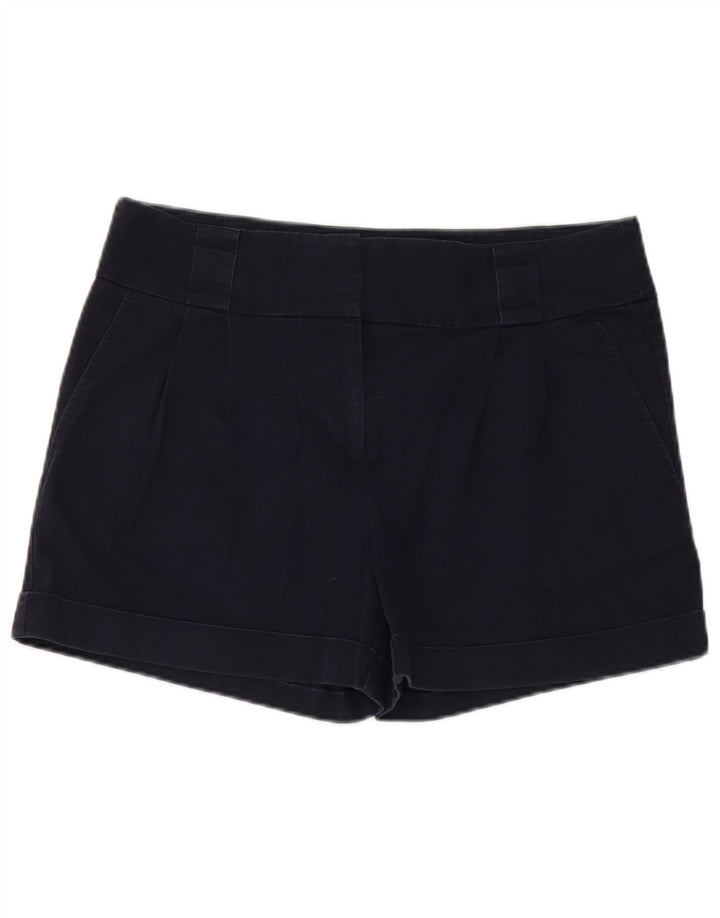 Oasis Short Chino Femme UK 12 Medium W32 Bleu Marine Coton