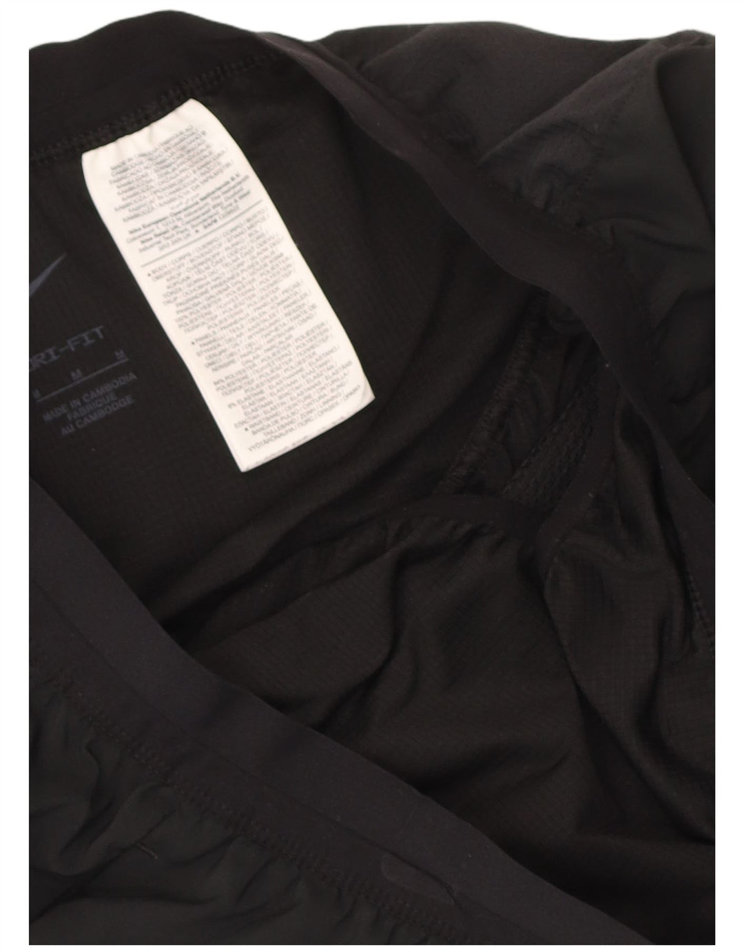 Nike Short de sport Dri Fit pour homme en polyester noir moyen