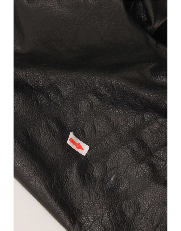 Ironsides Veste en cuir pour homme UK 42 XL Noir
