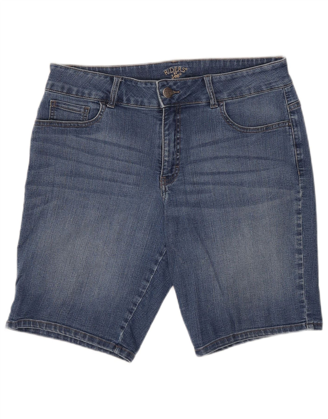 LEE Short en jean Riders pour femme US 12 Large W32 Bleu Coton