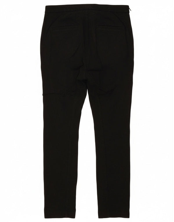 Zara Pantalon Chino Slim Femme Moyen W28 L28 Noir