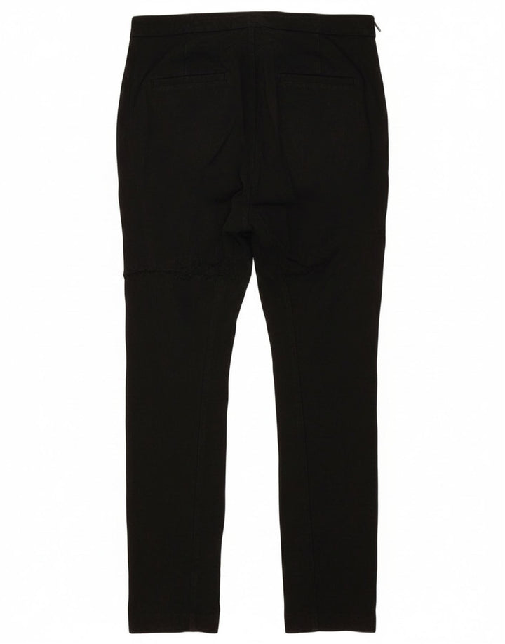 Zara Pantalon Chino Slim Femme Moyen W28 L28 Noir