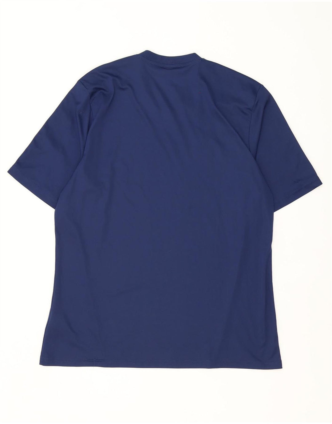 T-shirt pour hommes Adidas Climalite XL Bleu marine rayé en polyester