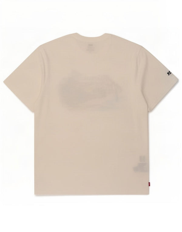 Levi's T-Shirt Relaxed Graphic Homme Petit Blanc Coton