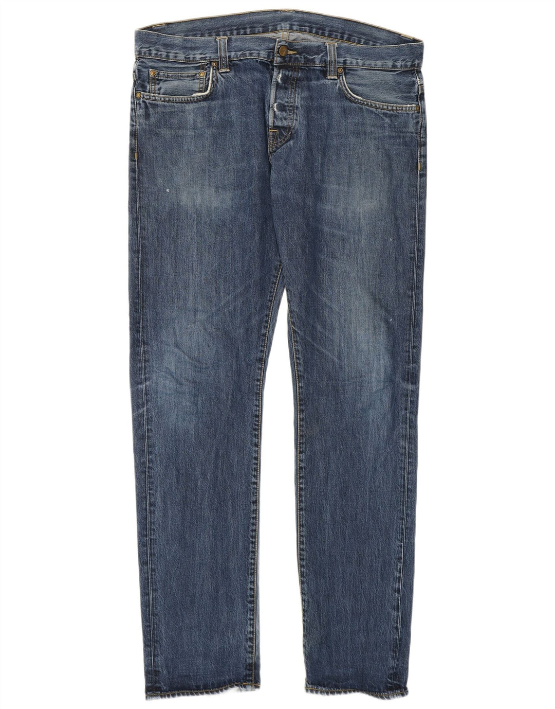 Carhartt Jean droit homme W34 L34 bleu coton