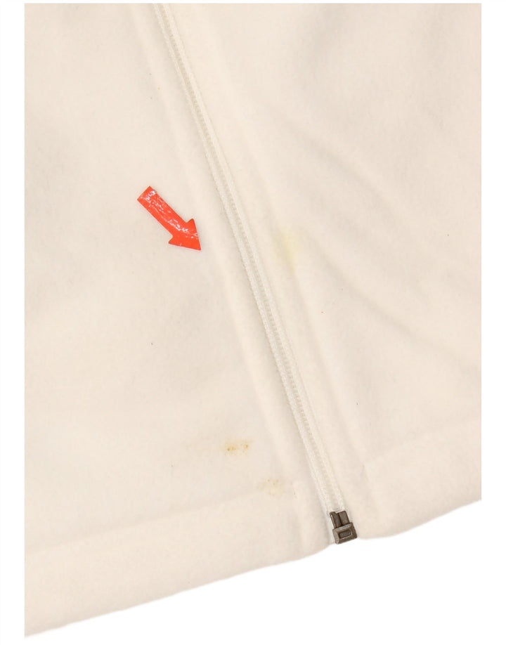 Marks & Spencer Veste polaire pour femme UK 16 Large Blanc Polyester