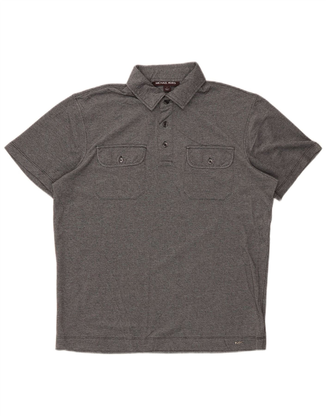 MICHAEL KORS Polo Homme Petit Gris Coton