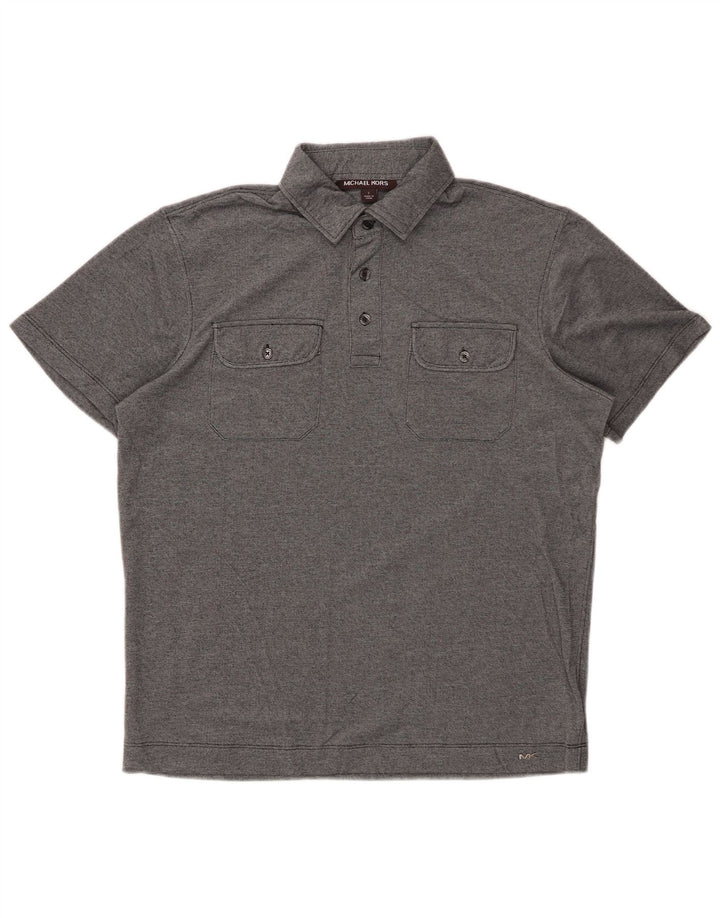 MICHAEL KORS Polo Homme Petit Gris Coton