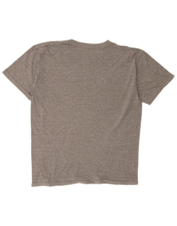 Vans T-Shirt Graphique Homme Gris Moyen Moucheté Coton