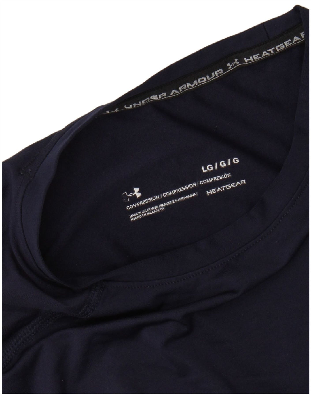 UNDER ARMOUR Débardeur Heat Gear pour femme UK 14 Large Bleu marine