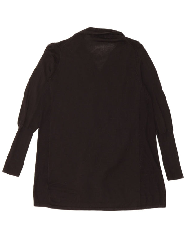 Marks & Spencer Pull cardigan ouvert long pour femme UK 12 Noir moyen