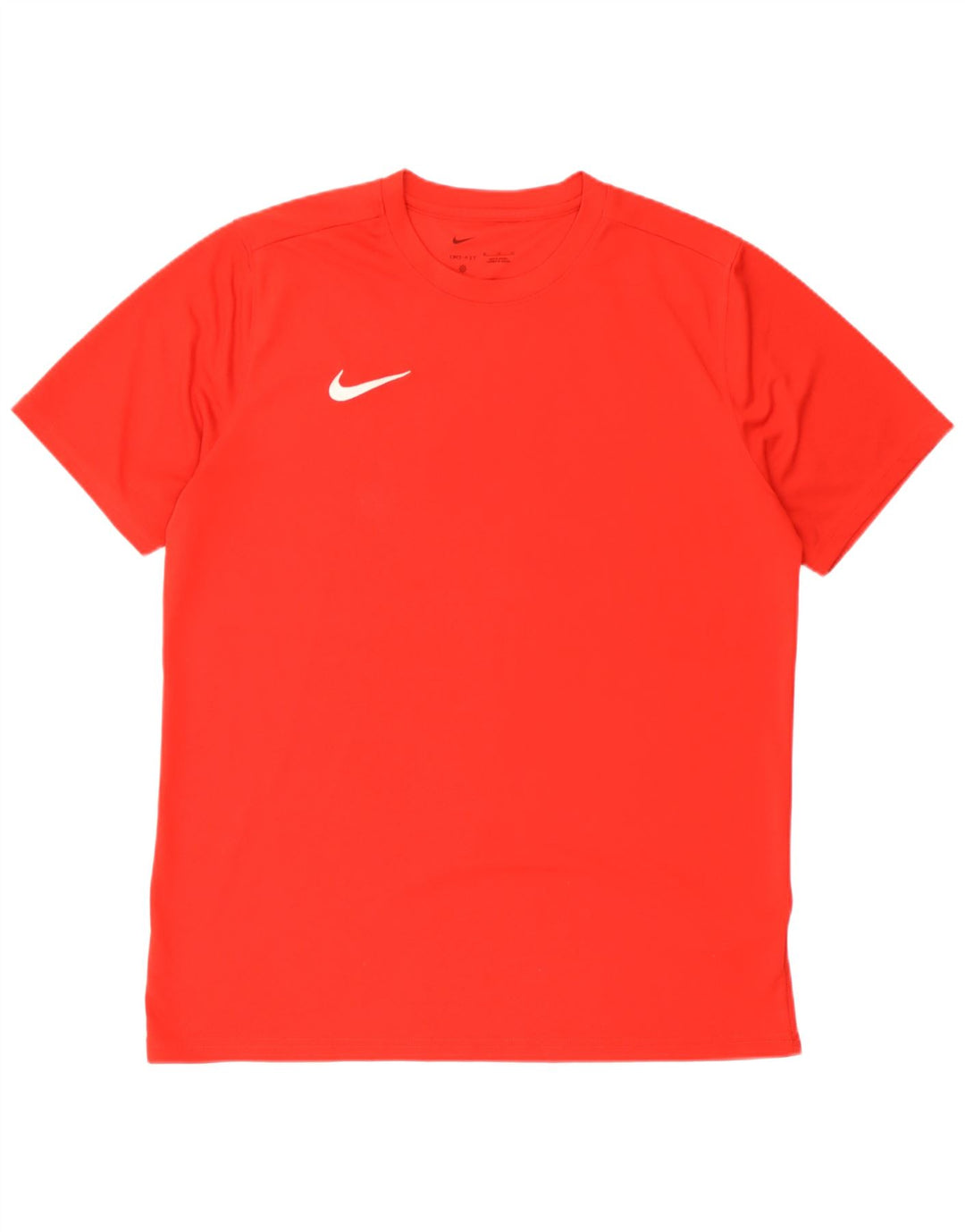 Nike Hommes Dri Fit T-Shirt Haut XL Rouge Polyester