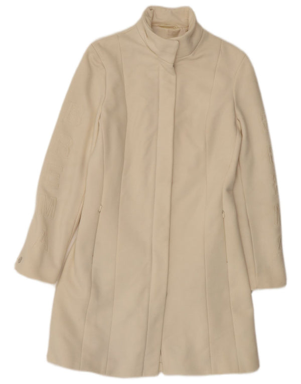 Brema Pardessus graphique pour femme IT 40 Small Off White Polyamide