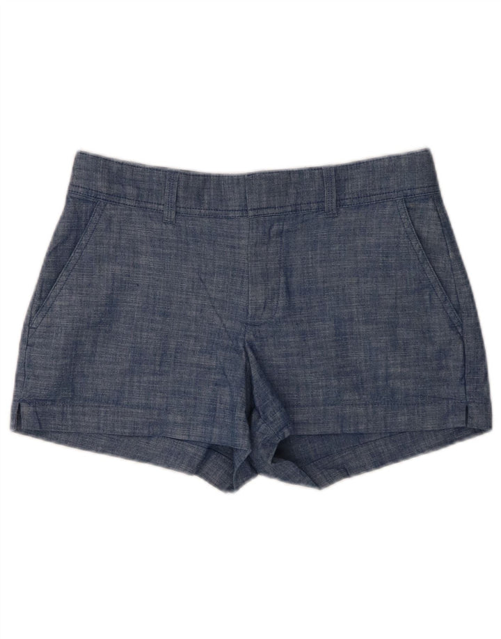 Gap Curvy Hot Pants Femme US 2 XS W28 Bleu Coton