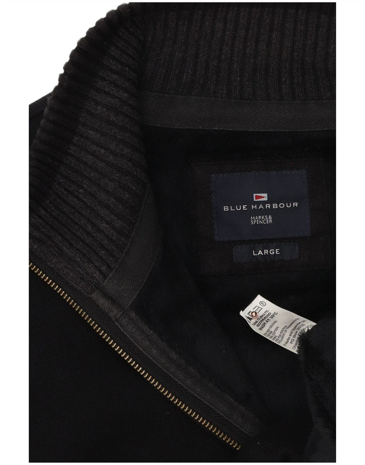 Marks & Spencer Veste de Survêtement Blue Harbor Homme Bleu Marine Taille L
