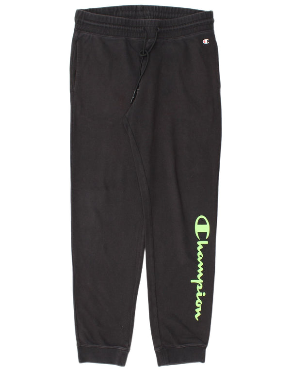 Champion Pantalon de Survêtement Graphique Homme Joggers XL Noir Coton