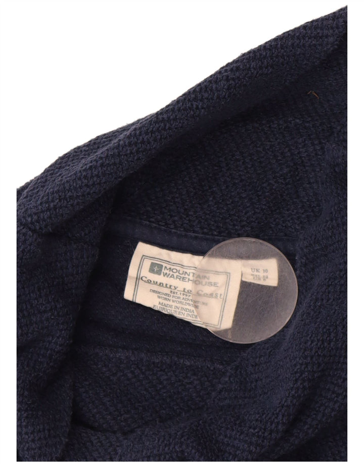 MOUNTAIN WAREHOUSE Sweat-shirt court pour femme UK 10 Small Bleu marine