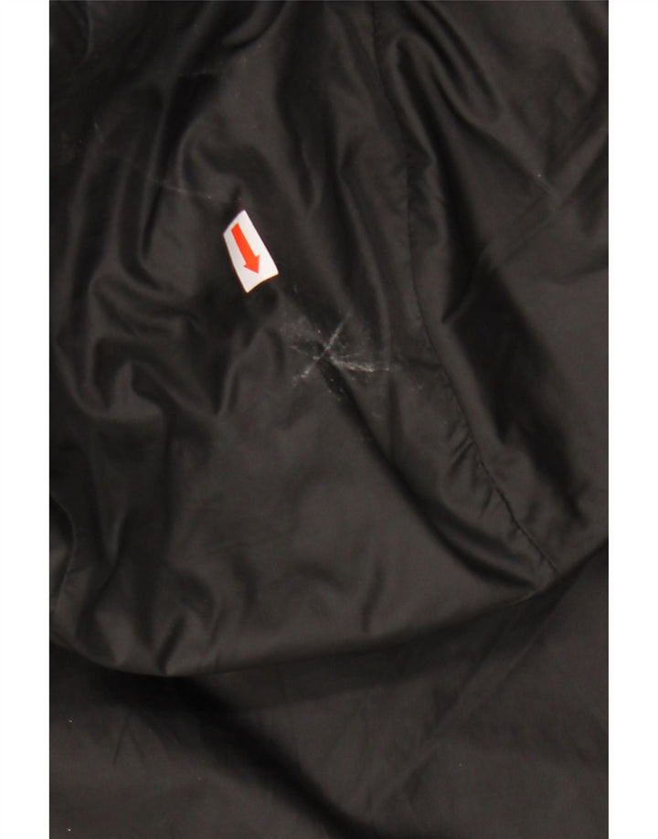 Adidas Veste coupe-vent à capuche pour homme UK 44 2XL Noir Polyester