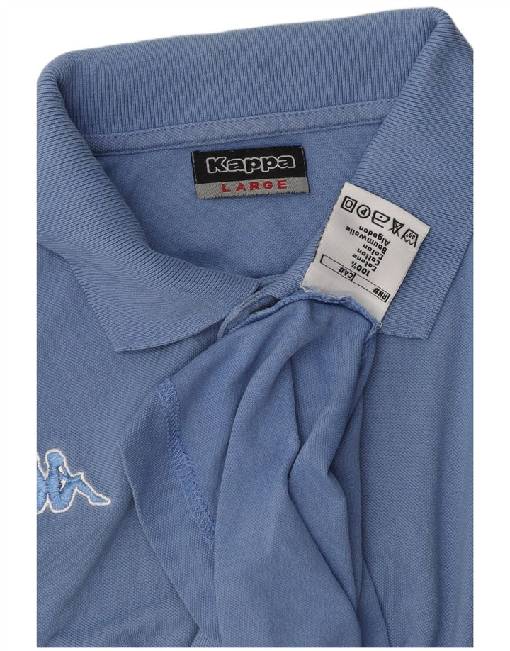 Kappa Polo Homme Grand Bleu Coton