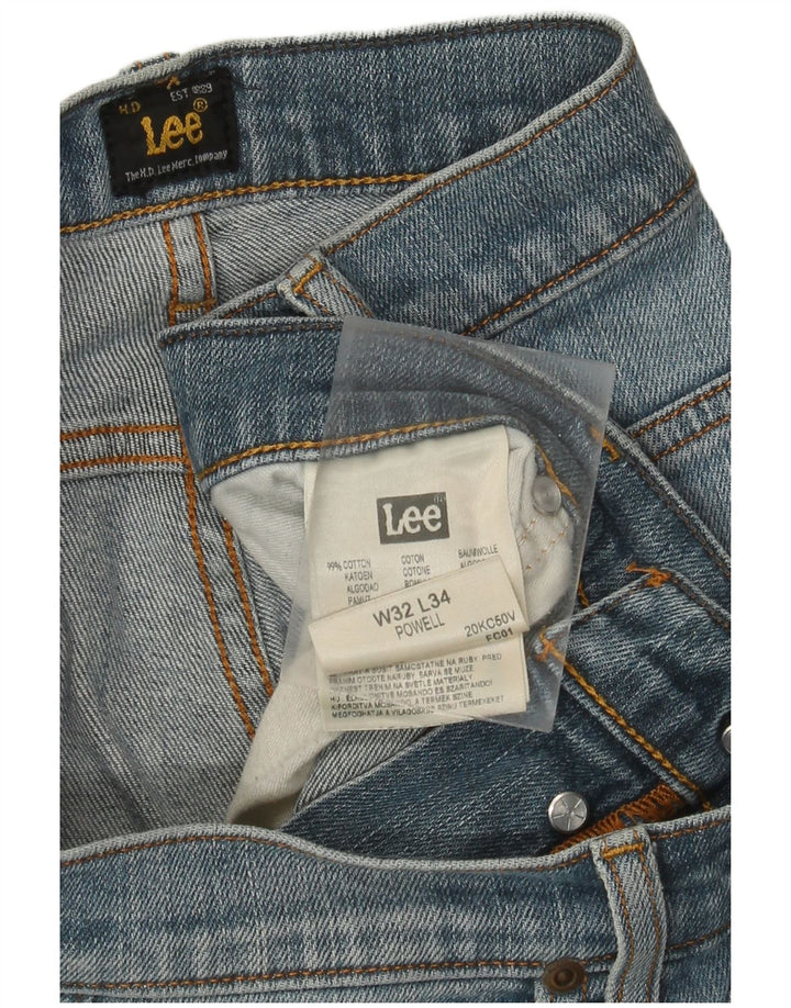 LEE Jean Slim Powell Homme W32 L34 Bleu Coton