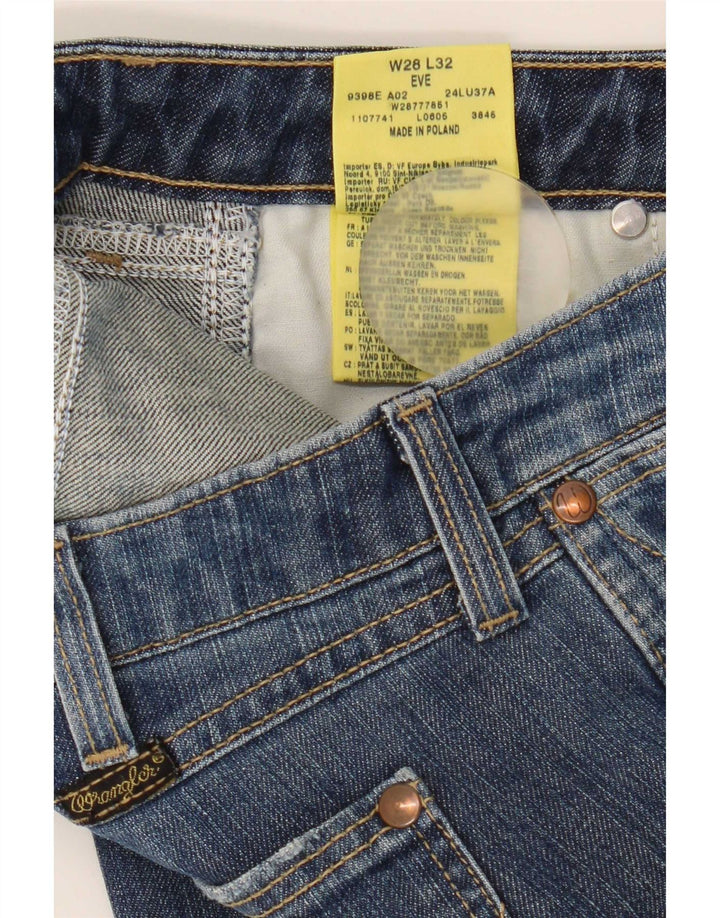 Wrangler Jean Bootcut Eve Femme W28 L32 Bleu Coton