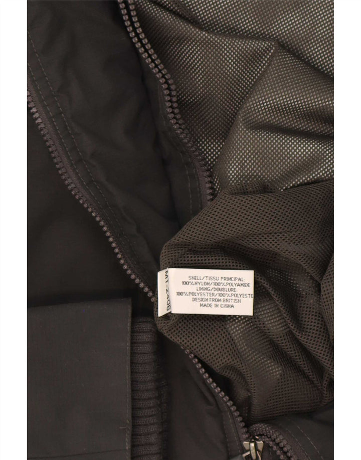 Superdry Veste de Pluie Homme UK 38 Medium Noir Nylon