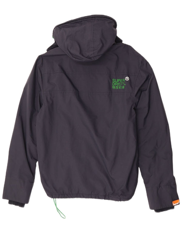 Superdry Veste coupe-vent à capuche Windcheater pour homme UK 40 Large Bleu marine