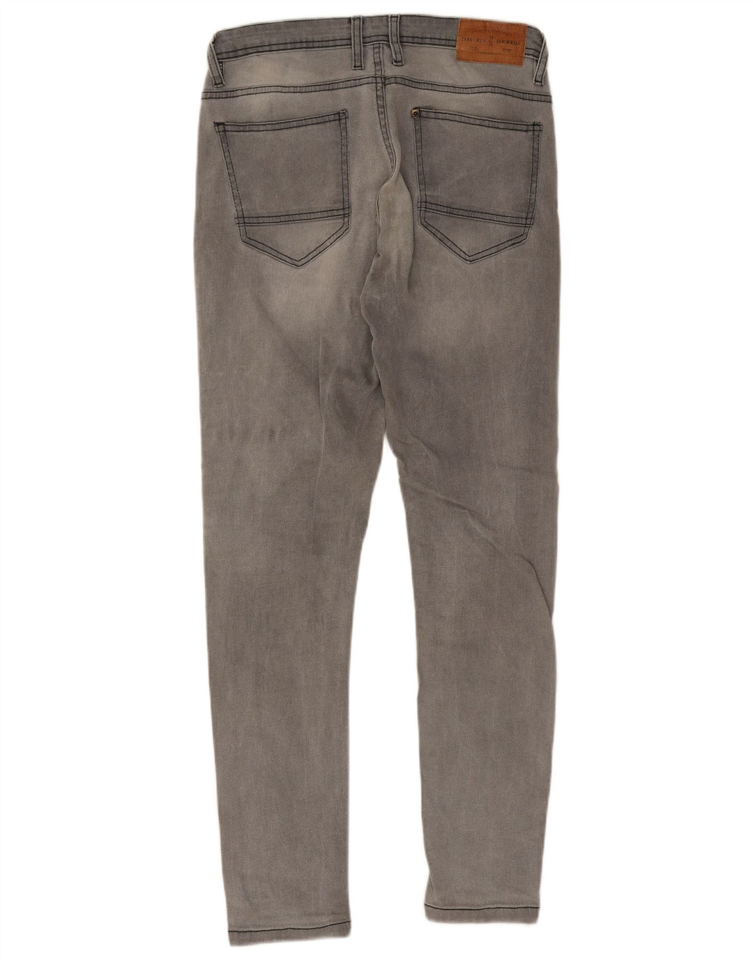 Zara Jean skinny pour homme EU 40 Medium W31 L29 Gris