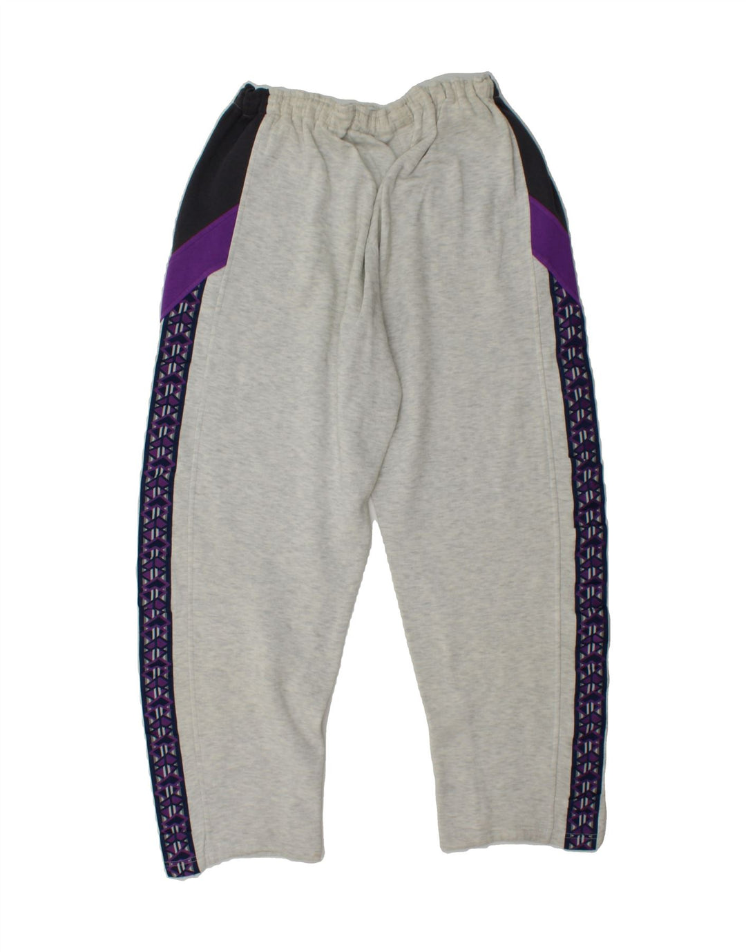 LOTTO Mens Graphic Tracksuit Trousers Large  Grey Colourblock Vintage Lotto and Second-Hand Lotto from Messina Hembry 