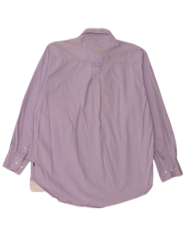 CREW CLOTHING Chemise pull homme petit coton violet
