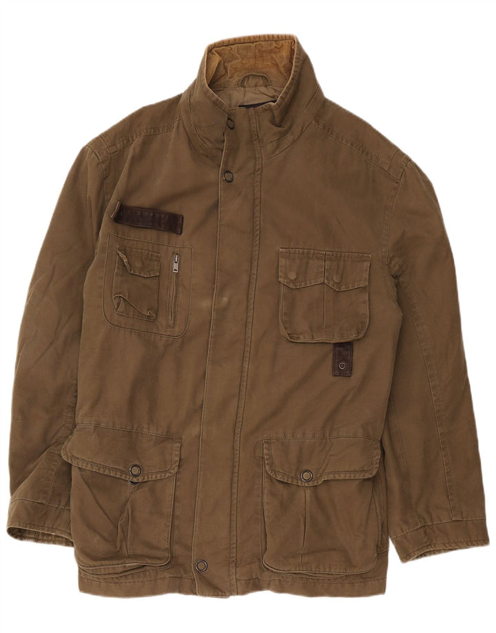 Marks & Spencer Veste utilitaire Blue Harbor pour homme UK 40 Large Marron