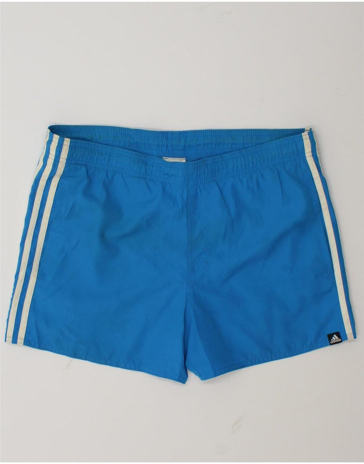Adidas Short de sport pour homme Petit Bleu Polyester