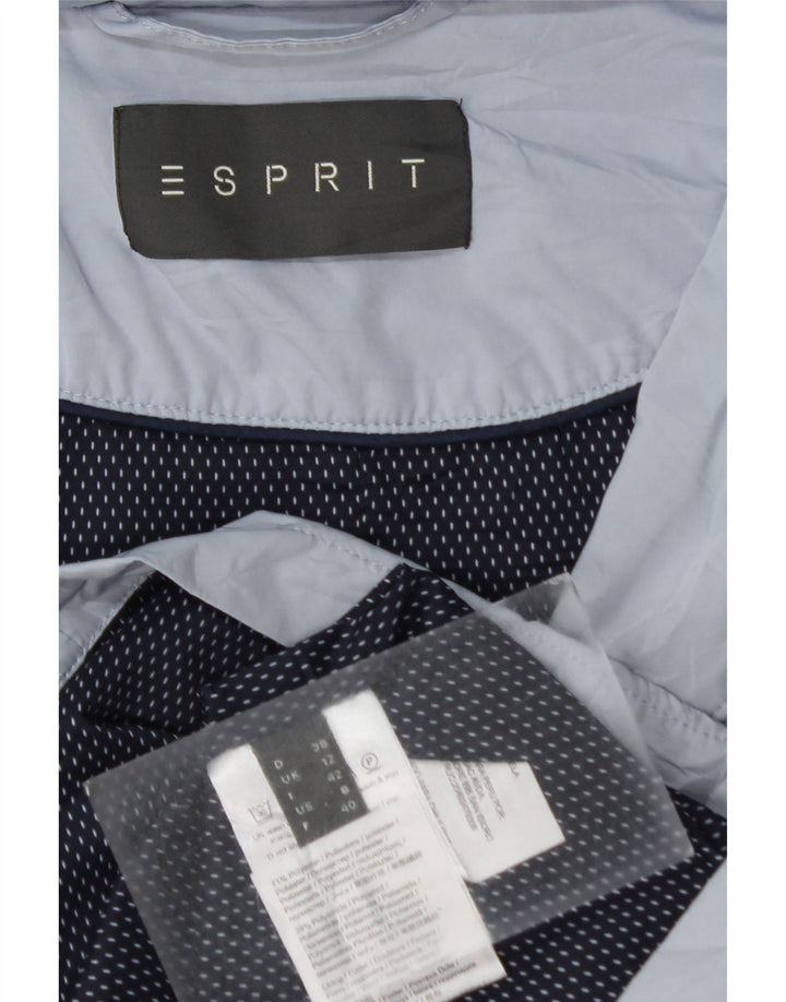 ESPRIT Veste Militaire Femme UK 12 Bleu Moyen Polyester