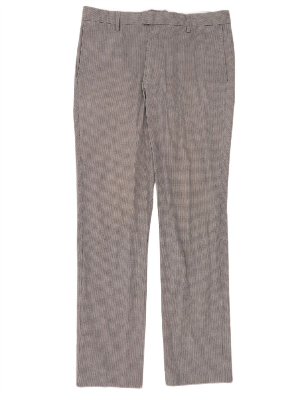 Dockers Pantalon de costume droit pour homme W32 L34 Gris à carreaux en coton