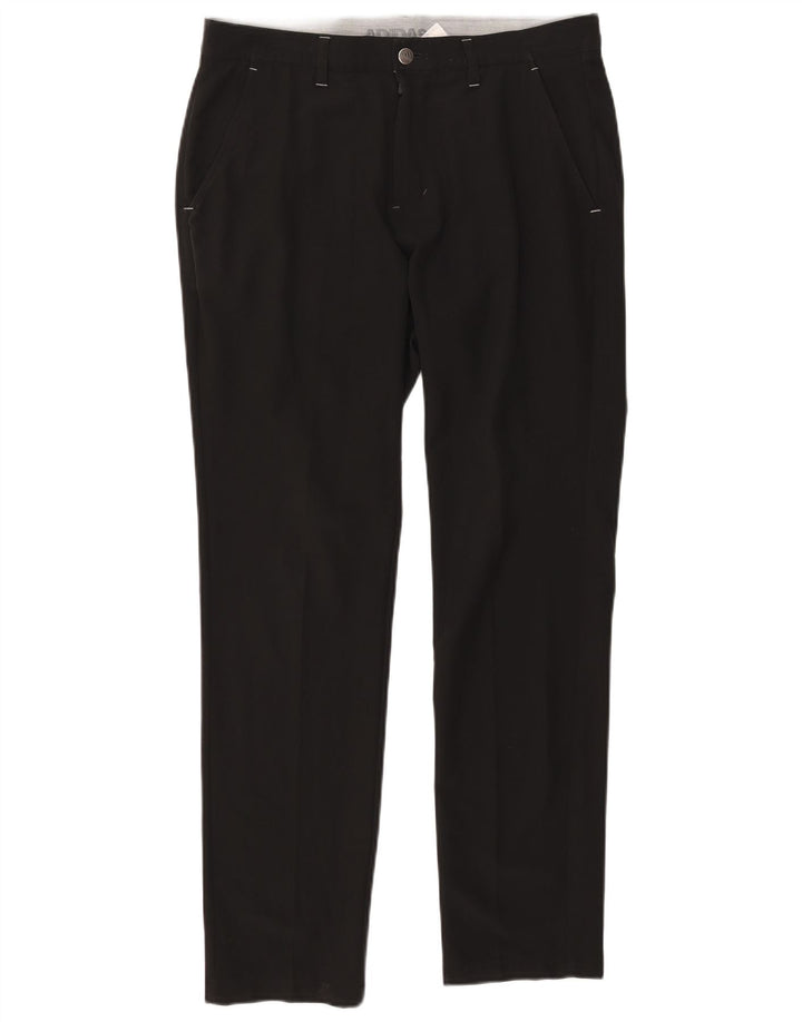 Adidas Pantalon Chino Droit Homme W32 L32 Noir Polyester